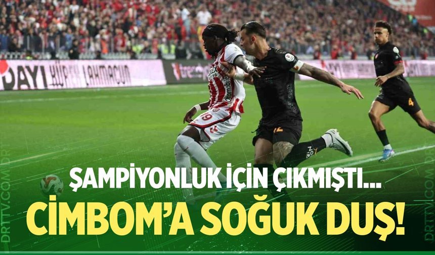 Galatasaray'a Samsun'da soğuk duş... Şampiyonluk gelmedi!