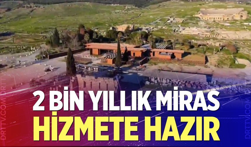 Hierapolis Antik Kentinde restorasyon çalışmaları başladı