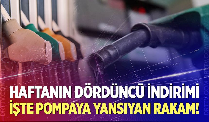 Akaryakıta indirim geldi, tabelalar yine değişti!