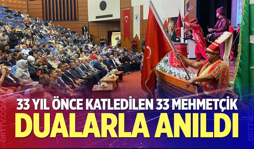 33 yıl önce katledilen 33 Mehmetçik dualarla anıldı