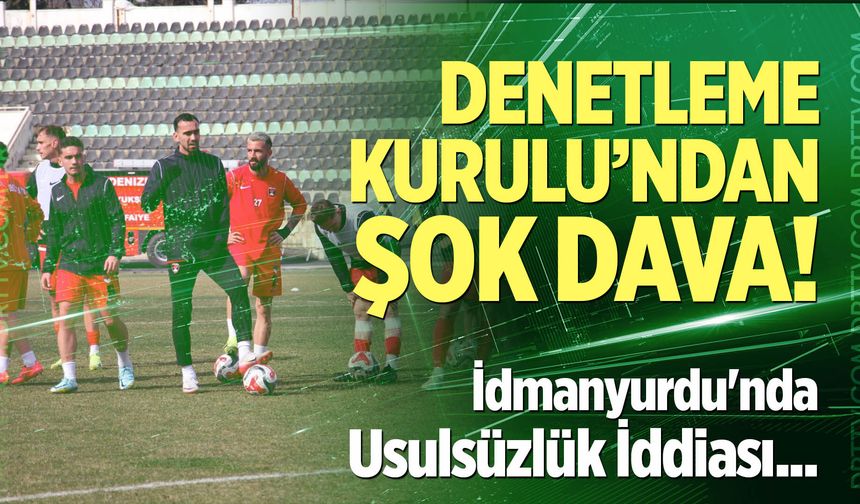 İdmanyurdu'nda şok dava!