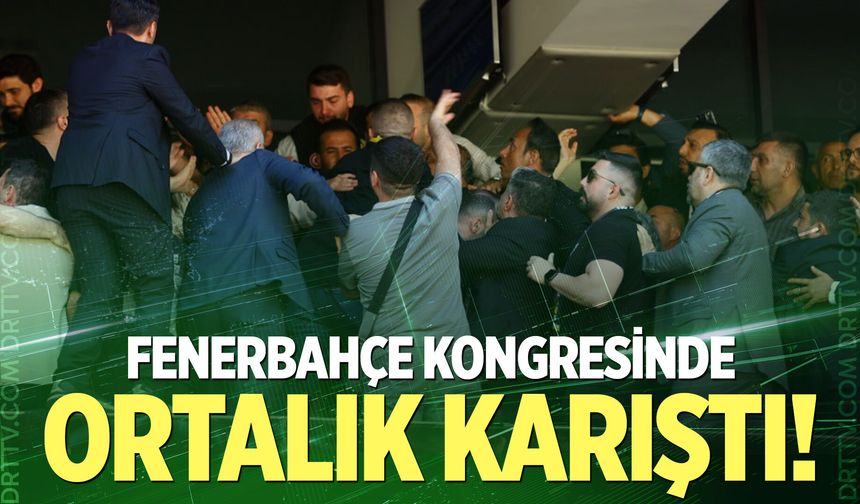 Fenerbahçe olağanüstü seçimli genel kurulunda arbede çıktı