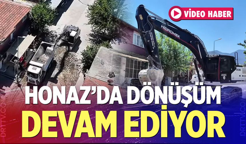 Honaz Eski Sanayi Sitesi’nde kilit parke yenileme çalışması başladı