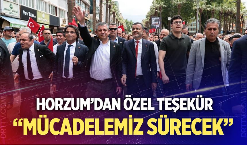 CHP İl Başkanı Horzum: “Denizli’den yükselen güçlü ses Türkiye’ye umut olacak”