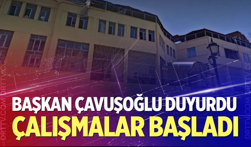 Kaleiçi Çarşısı'ndaki pazar yerinde çalışmalar başladı