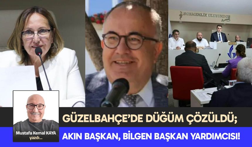 AKIN BAŞKAN, BİLGEN BAŞKAN YARDIMCISI!