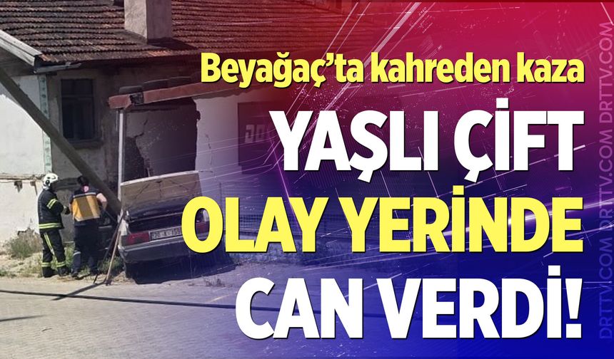 Yaşlı karı koca kazada can verdi!
