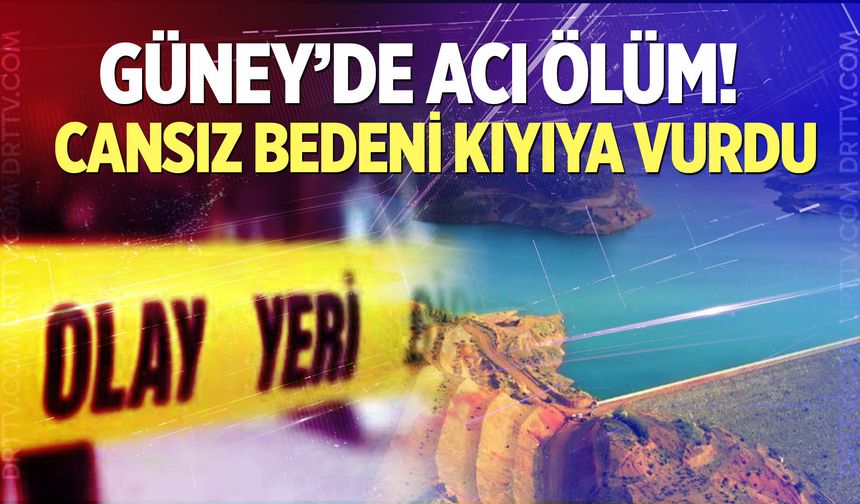 Cansız bedeni kıyıya vurdu
