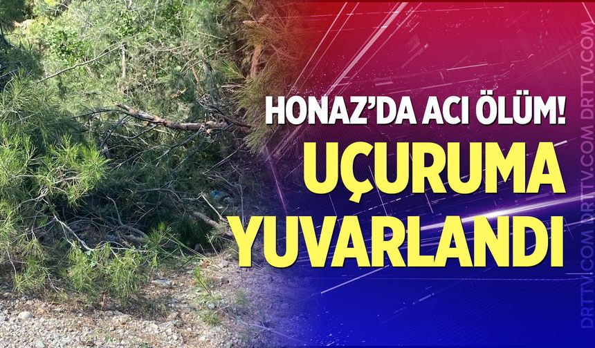 Honaz'da acı kaza!