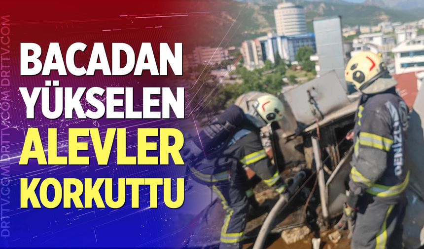 Asmalıevler’de Baca Yangını