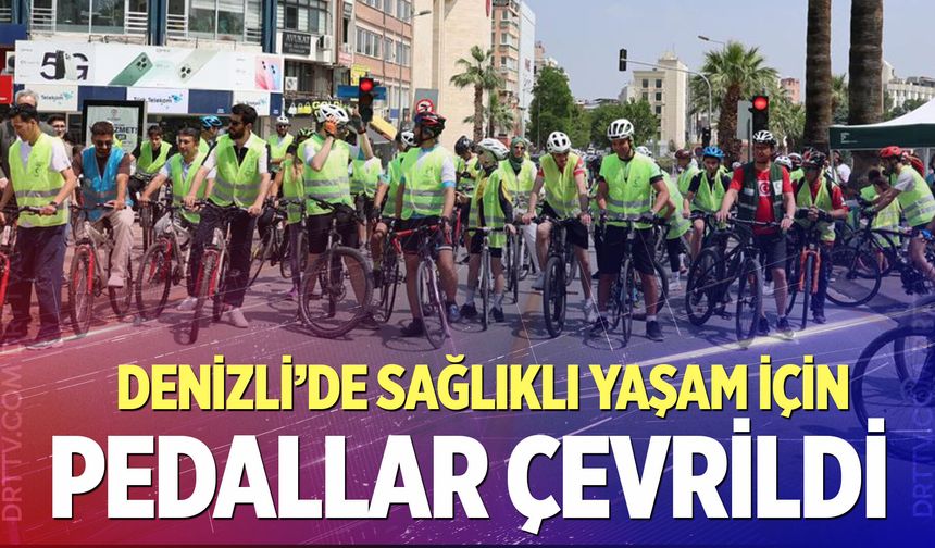 Yeşilay bisiklet turu coşkuyla gerçekleşti