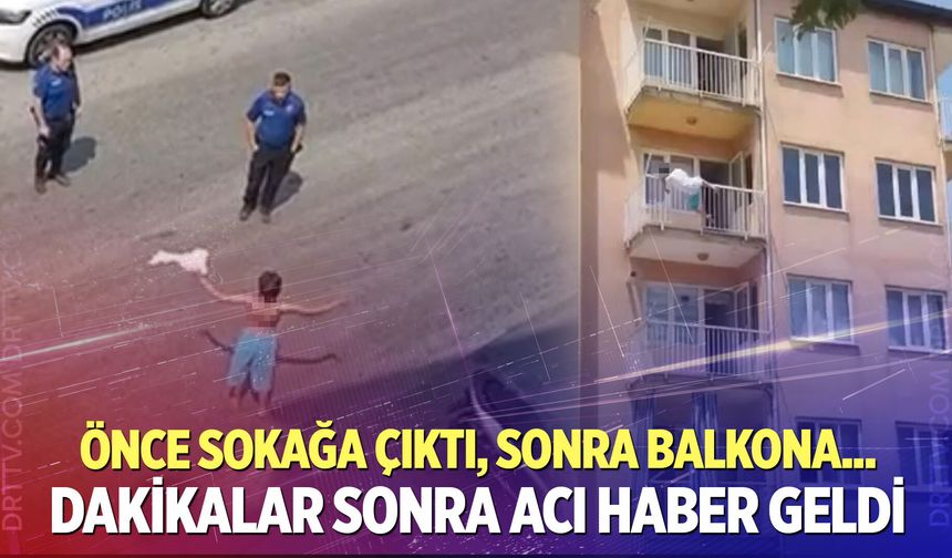 Yarı çıplak sokağa çıkan kadın daha sonra 3. kattan atladı