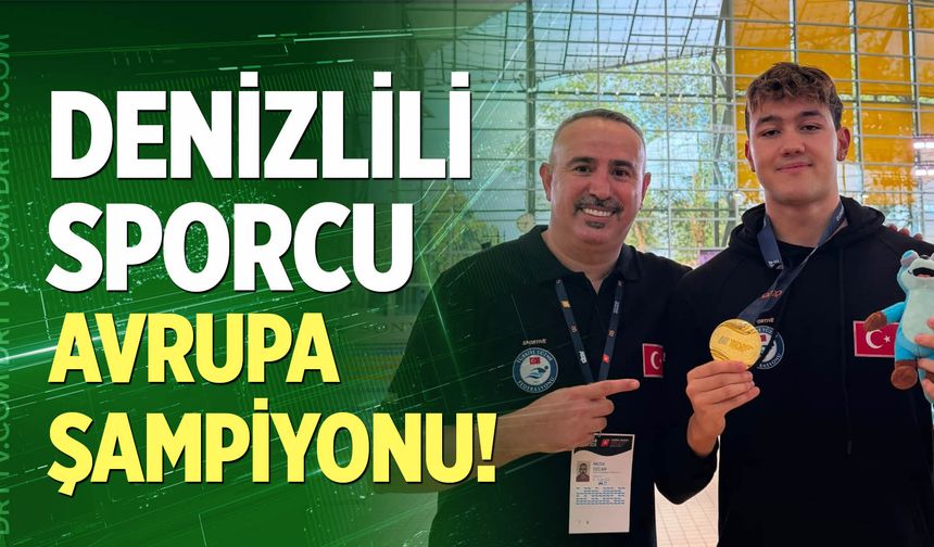 Denizlili sporcudan büyük başarı!
