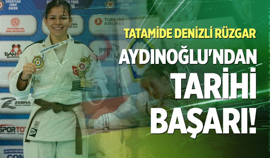 Denizlili Judocular Kocaeli’yi salladı!