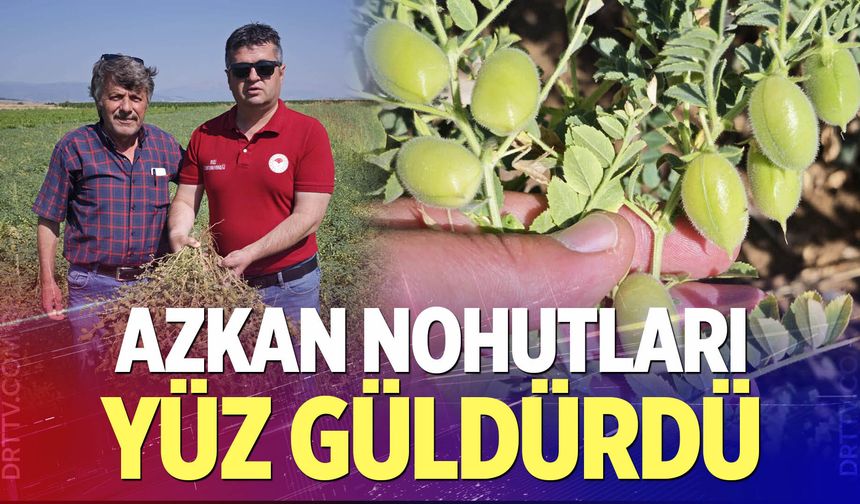 Azkan nohutları yüz güldürdü
