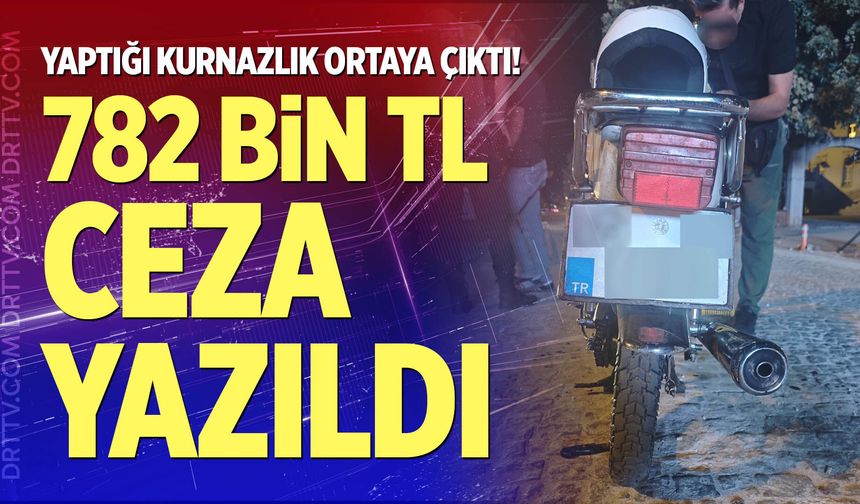 Plaka kurnazlığı ortaya çıktı