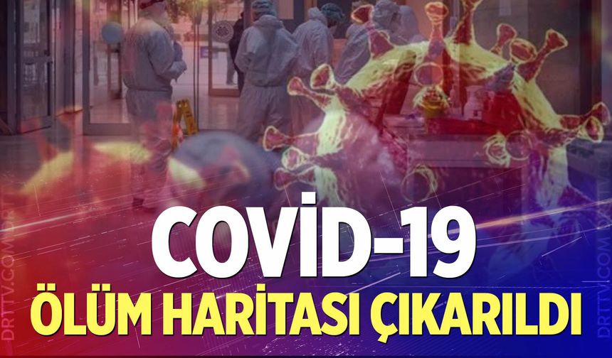 Covid-19 ölüm haritası çıkarıldı