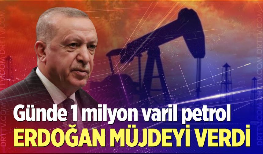 Cumhurbaşkanı Erdoğan müjdeyi verdi
