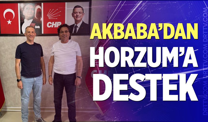 Akbaba'dan Horzum'a destek ziyareti