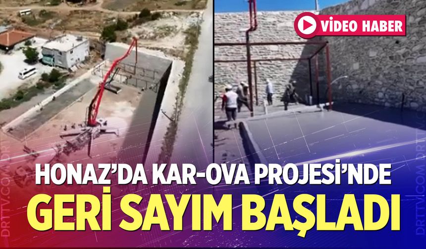 Honaz'da Kar-Ova Projesi'nde Geri Sayım Başladı