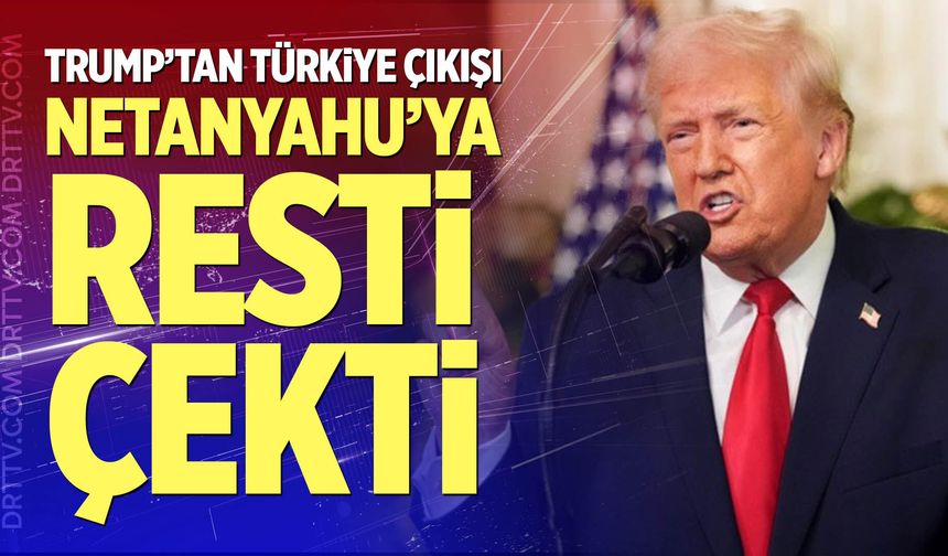 Trump resti çekti
