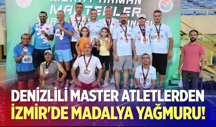 Denizlili Master Atletlerden İzmir'de Madalya Yağmuru!