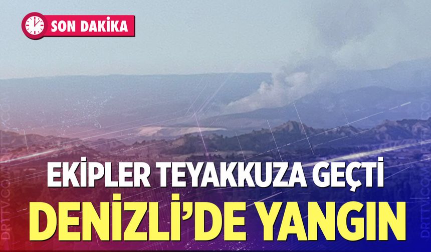 Son dakika! Pamukkale'de tarihi mirası tehdit eden yangın!