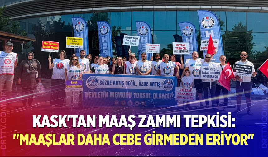 "Maaşlar daha cebe girmeden eriyor"