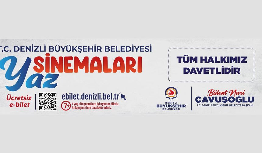 Resmi Reklam - DBB Yaz Sinemaları - 27, 28, 29, 30 Temmuz 2026