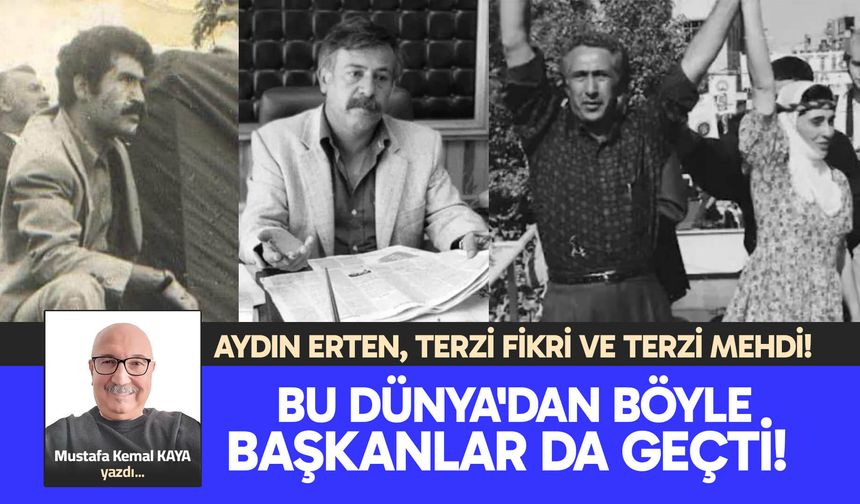 BU DÜNYA'DAN BÖYLE BAŞKANLAR DA GEÇTİ!