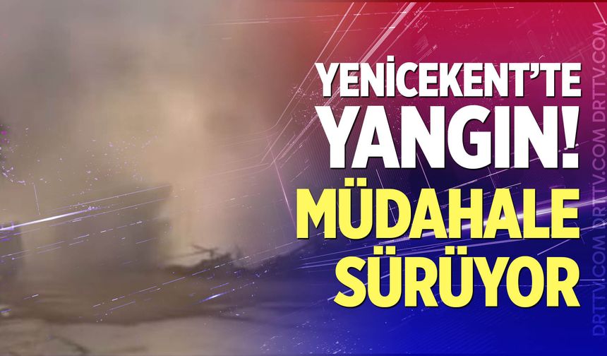 Yenicekent'te yangın!