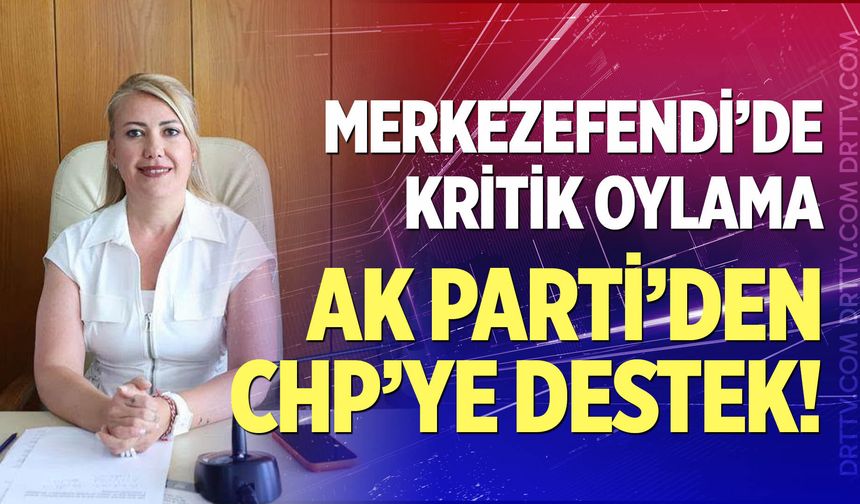 Ak Parti’den CHP’ye Destek