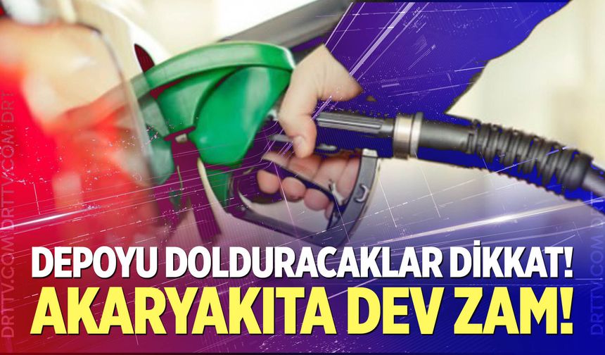 Motorin ve benzinin litre fiyatına dev zam geliyor!