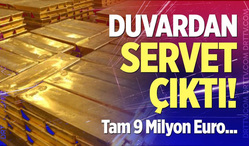 Duvardan servet çıktı!