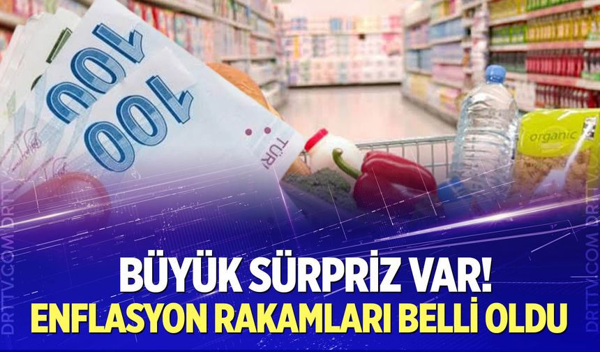 Enflasyon rakamları belli oldu