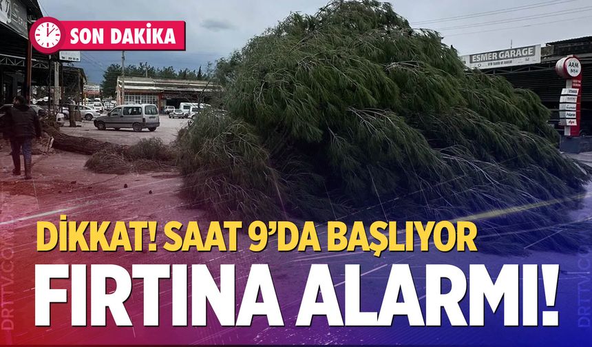 Meteoroloji'den Denizli'ye son dakika fırtına uyarısı!