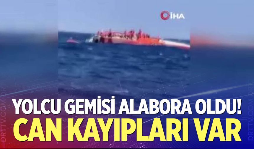 Girne açıklarında katamaran tipi yolcu gemisi battı