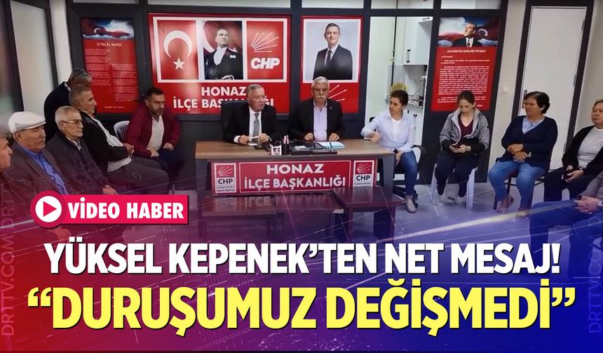 Kepenek'ten Net Mesaj!