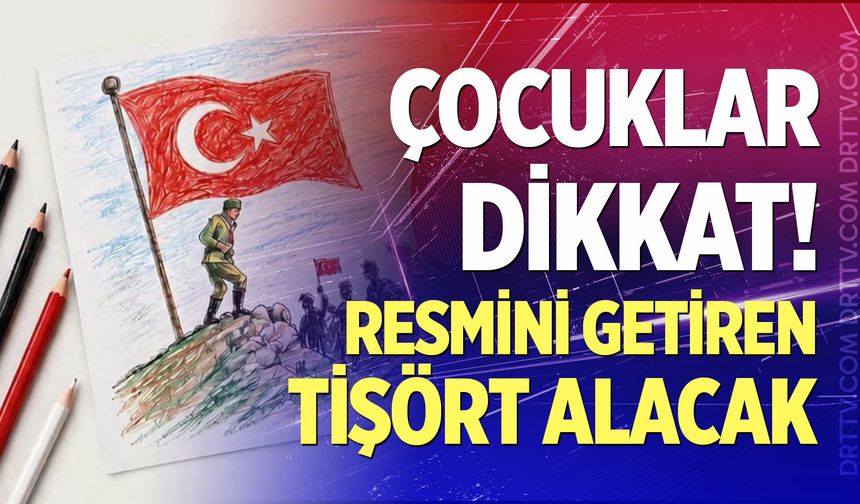 Resmini Getir, Boyama Tişörtünü Al!