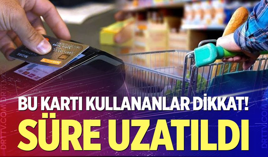 Bu kartı kullananlar dikkat!
