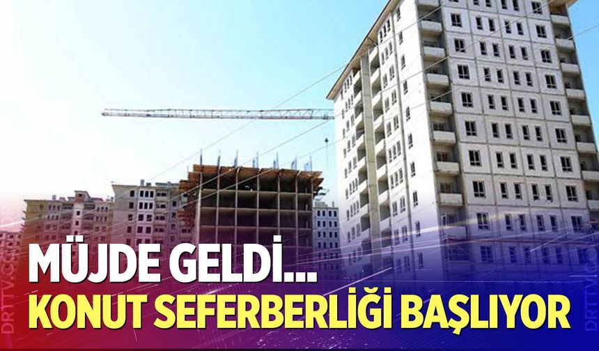 Hükümet yeni konutlar için düğmeye bastı!