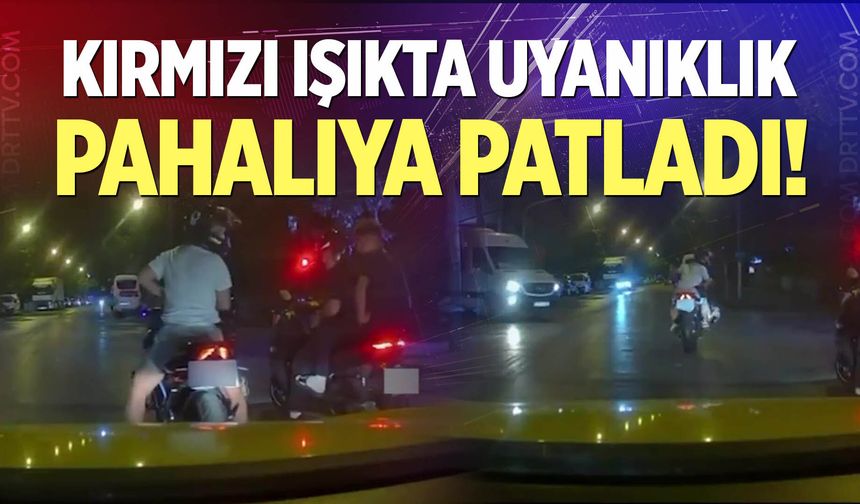 Kırmızı Işıkta Uyanıklık Pahalıya Patladı!