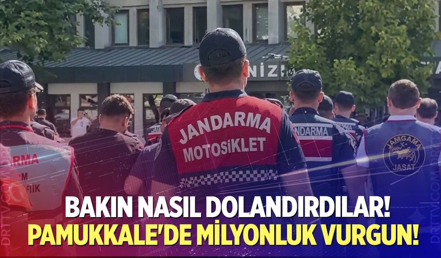 Pamukkale'de 4,5 milyonluk vurgun!