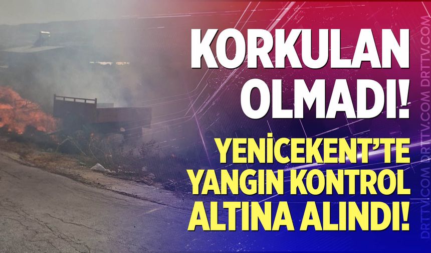 Korkulan olmadı, yangın kontrol altına alındı!