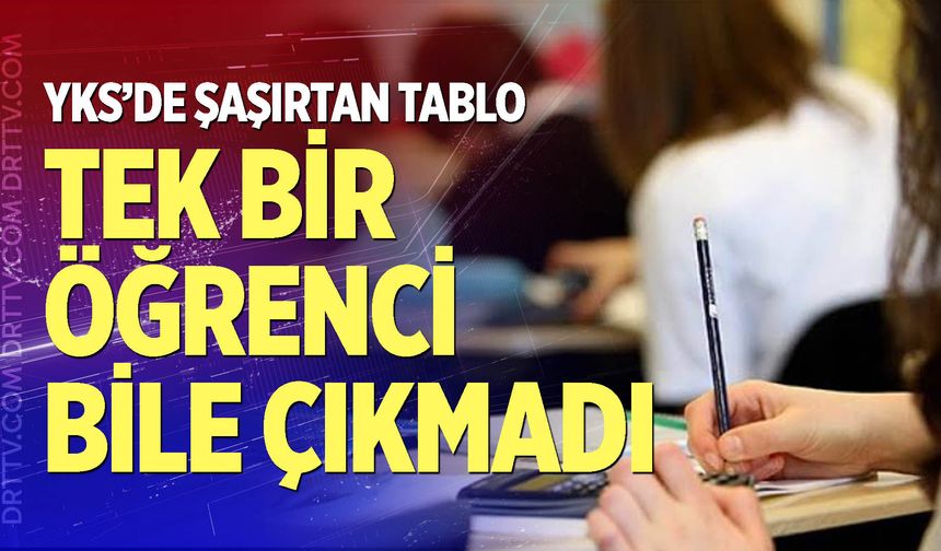 YKS’de şaşırtan tablo!