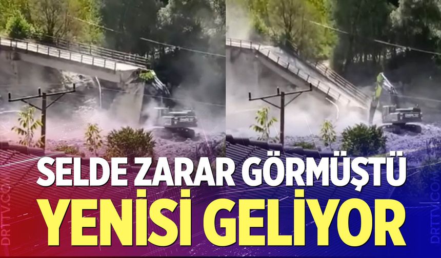 Çameli’de selde zarar gören köprü için düğmeye basıldı