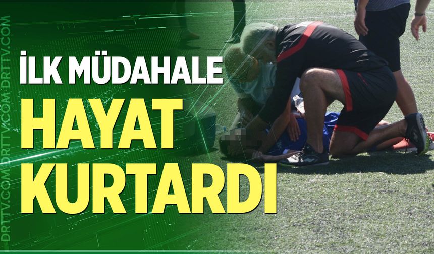Sağlık memurunun ilk müdahalesi, çocuk sporcunun hayatını kurtardı