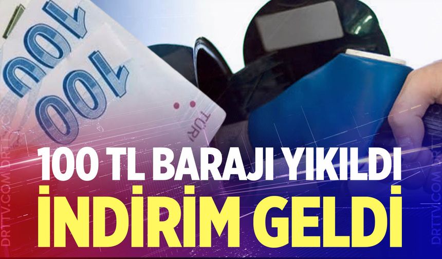 100 liranın üstünü gören motorine gece yarısı indirimi