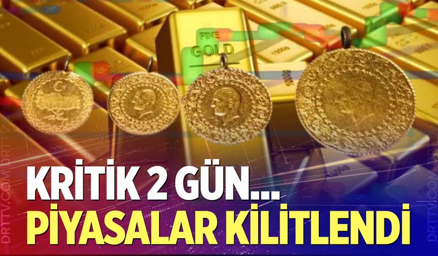 Altın fiyatları için kritik 2 gün