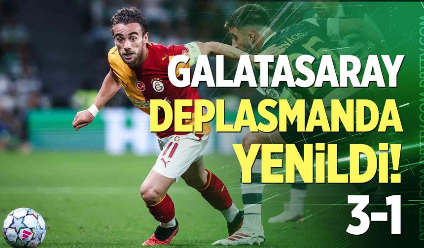 Galatasaray deplasmanda yenildi! 3-1